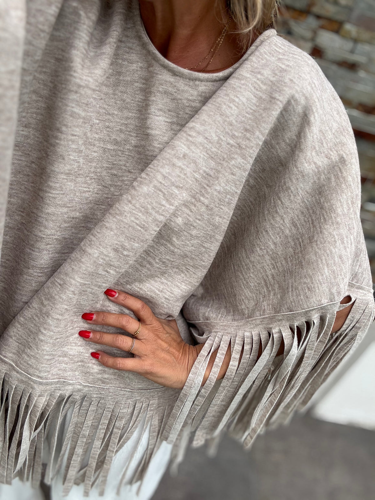 Fringes | poncho