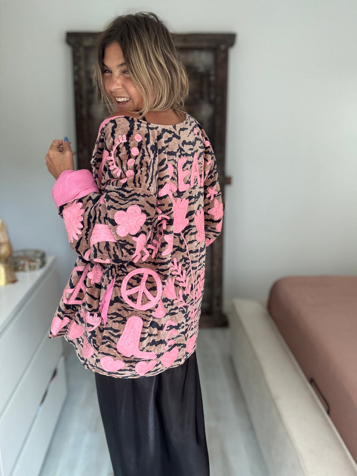 Casaco Dream Tiger rosa
