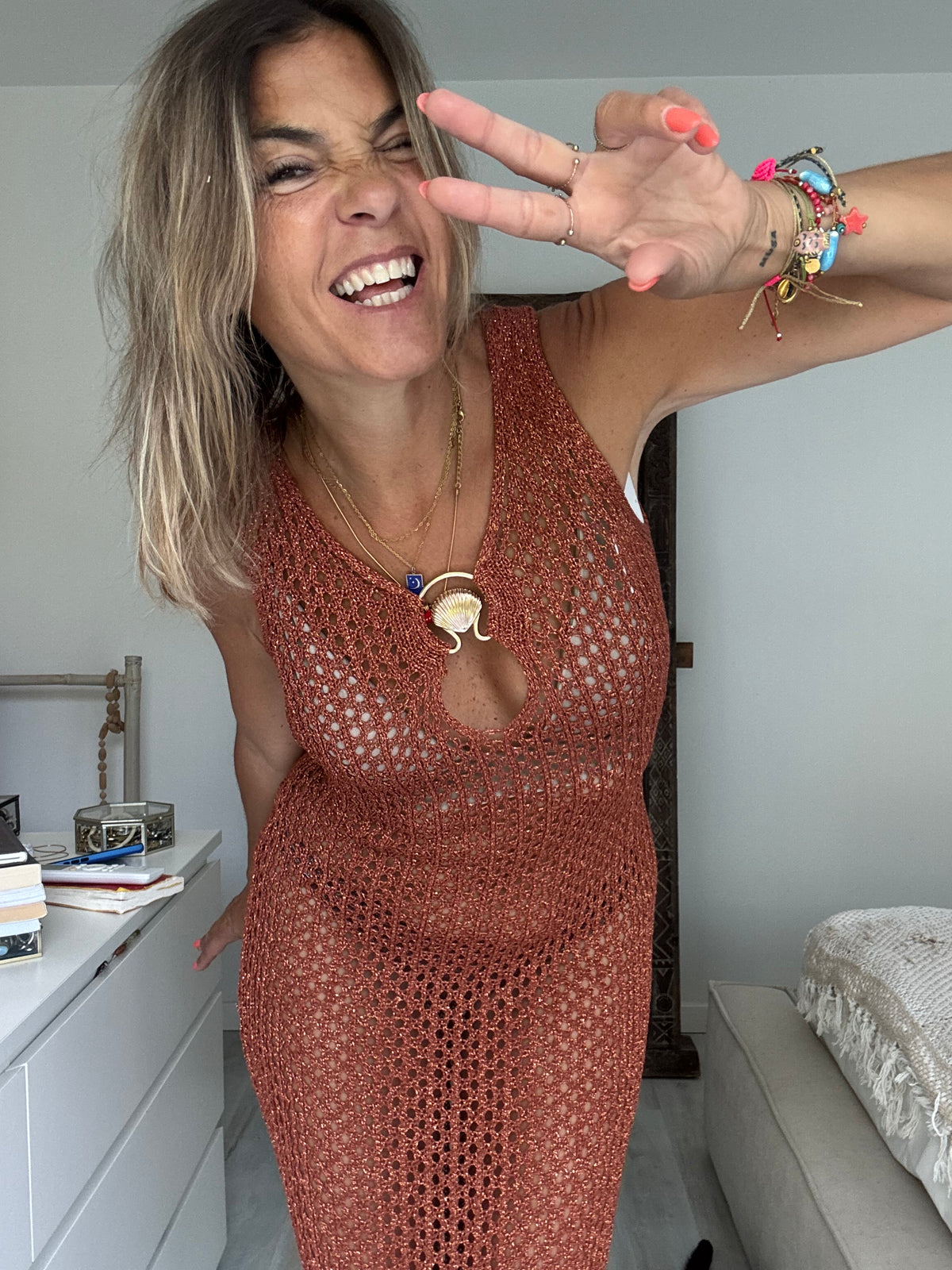 Shine Shell | vestido