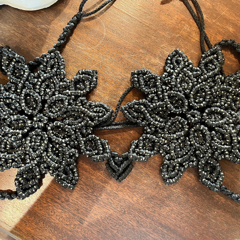 Macrame Nero&Gold | Top ML