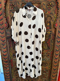 Moon Dots | Vestido Camiseiro