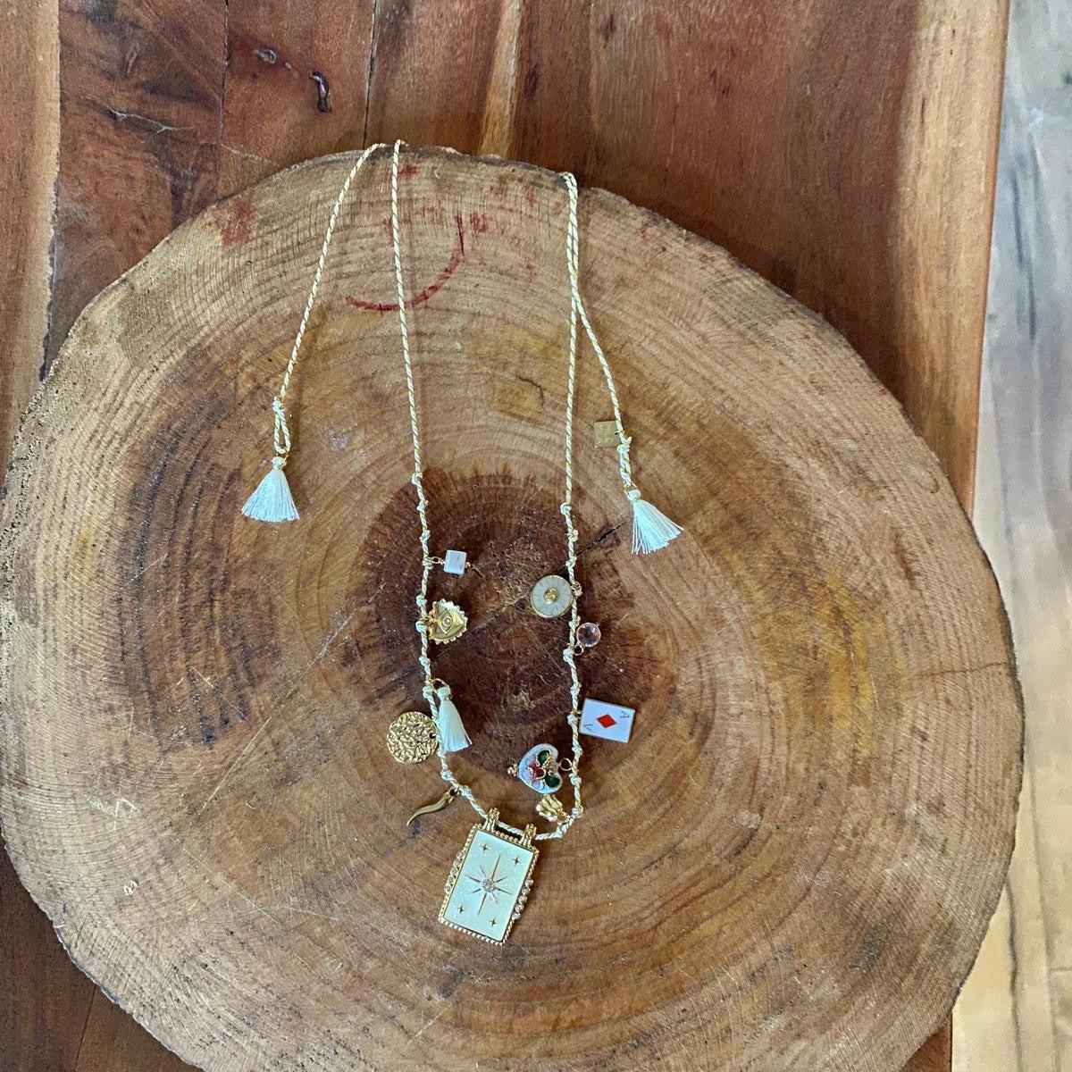 Escapulário estrela guia  | Colar