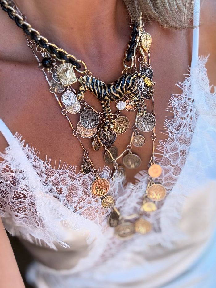 Medalhas triplo | Colar