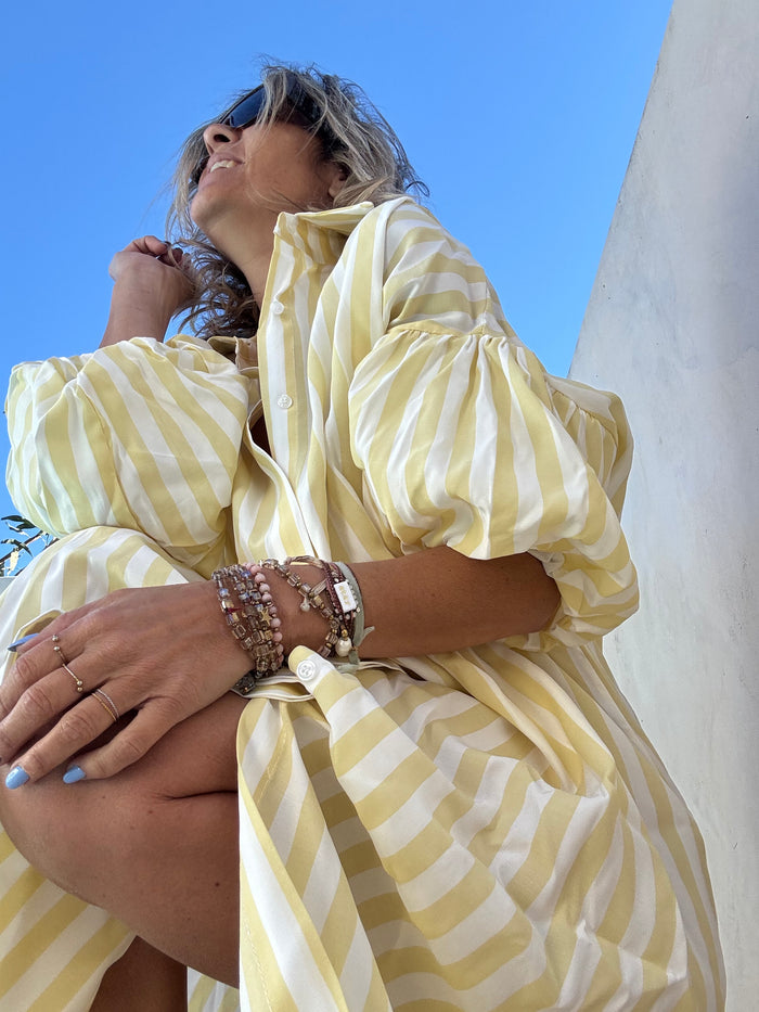 Yellow  | vestido camiseiro