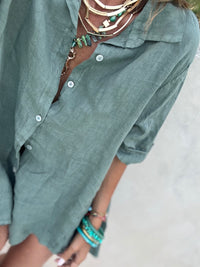 Cem linho | camisa oversized