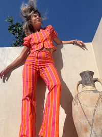 Santorini  | conjunto top e calças