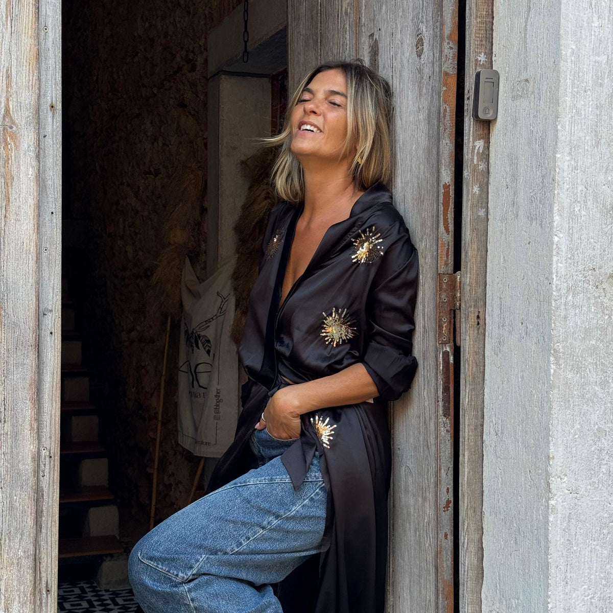 Black Shine | Kimono
