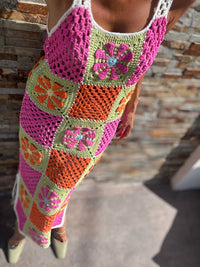 Alegria | Vestido Mix crochet