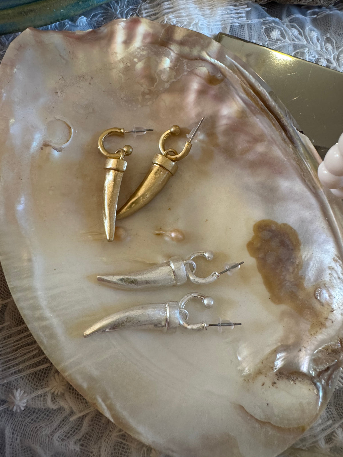 Corno metal | brincos