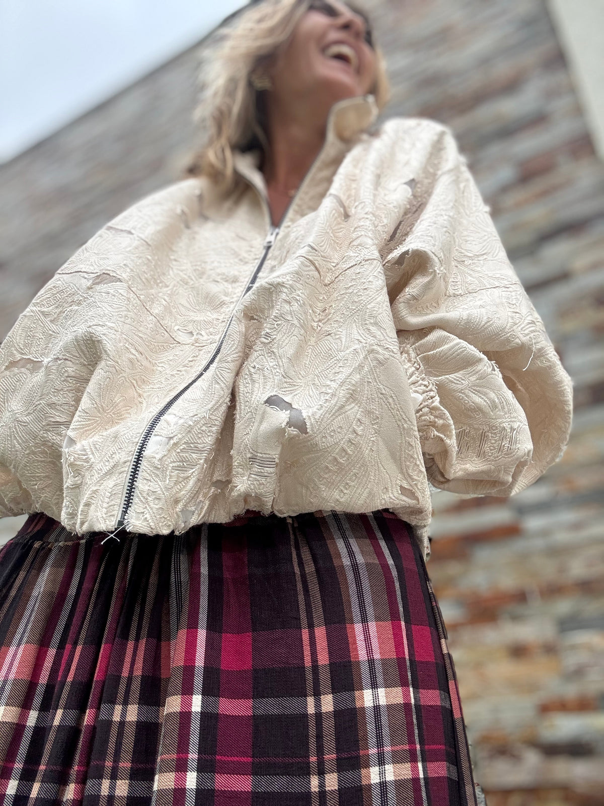 Textura  | casaco Bomber