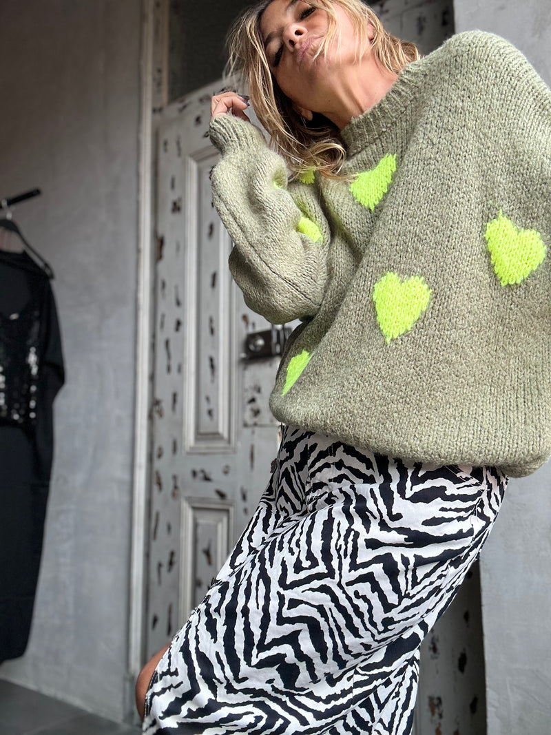 Neon Heart | Camisola de Malha