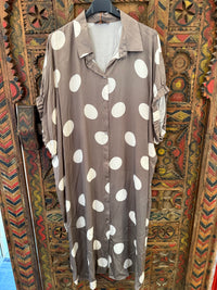 Moon Dots | Vestido Camiseiro