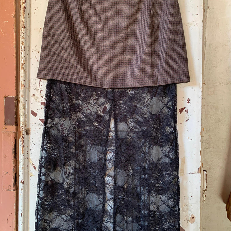 Dark Lace | Conjunto top e saia