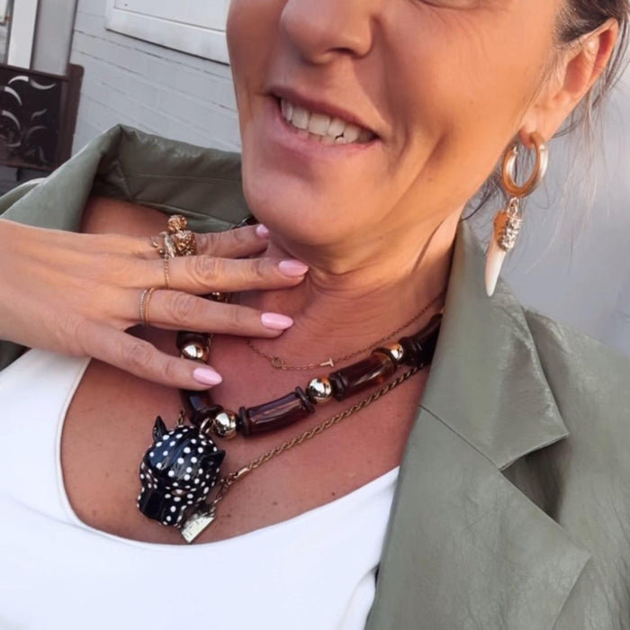 Tigre | colar e pulseira