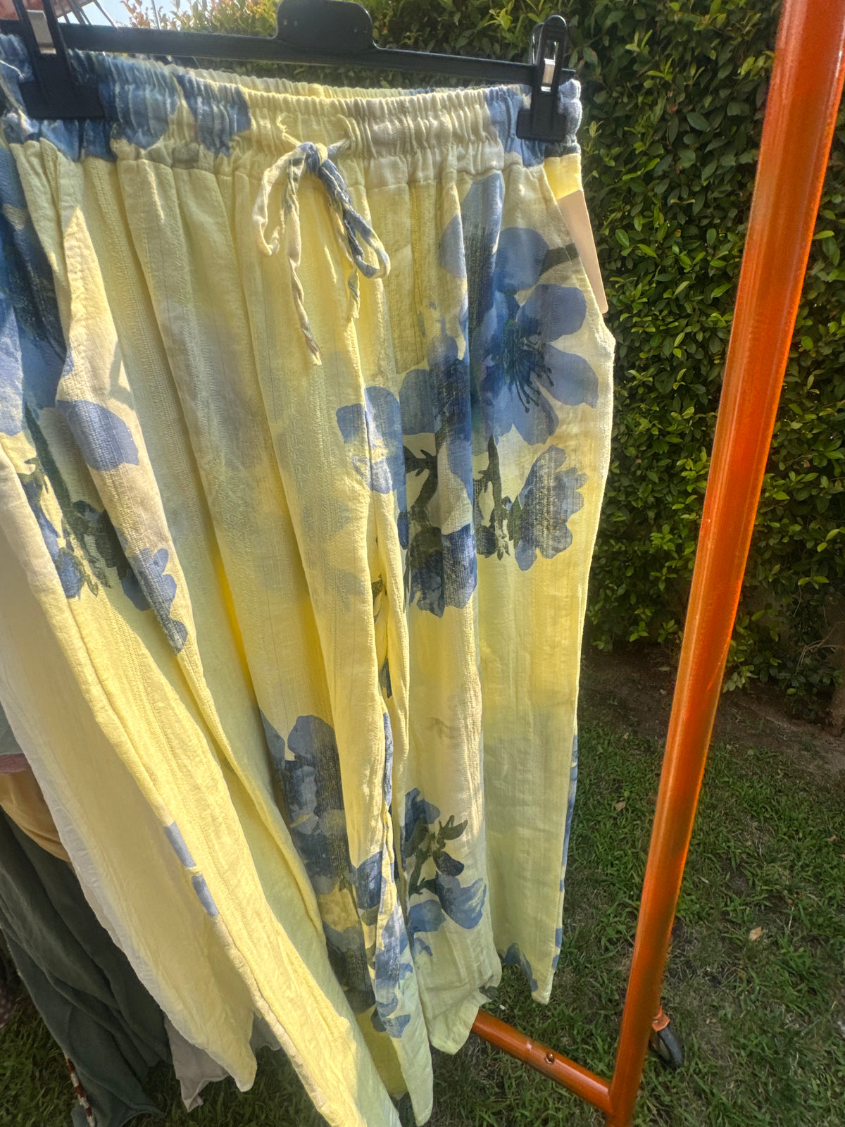 Flower blue   | calças