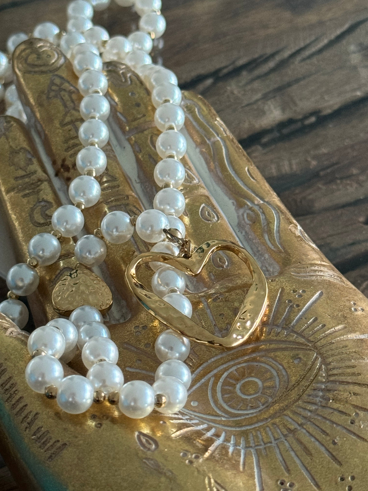 Golden love & Pearls love | colar