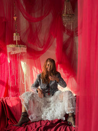 Velvet black casaco lantejoulas | aba grilo