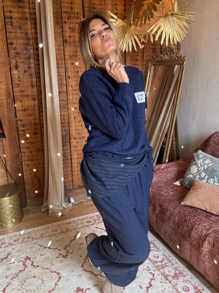 Nomade Riscas | calças