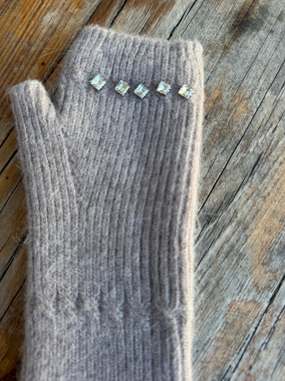 Luvas strass