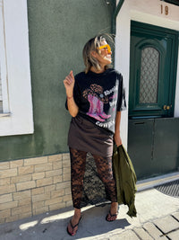 Dark Lace | Conjunto top e saia