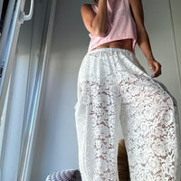 Folk | Calça Pantalona de Renda