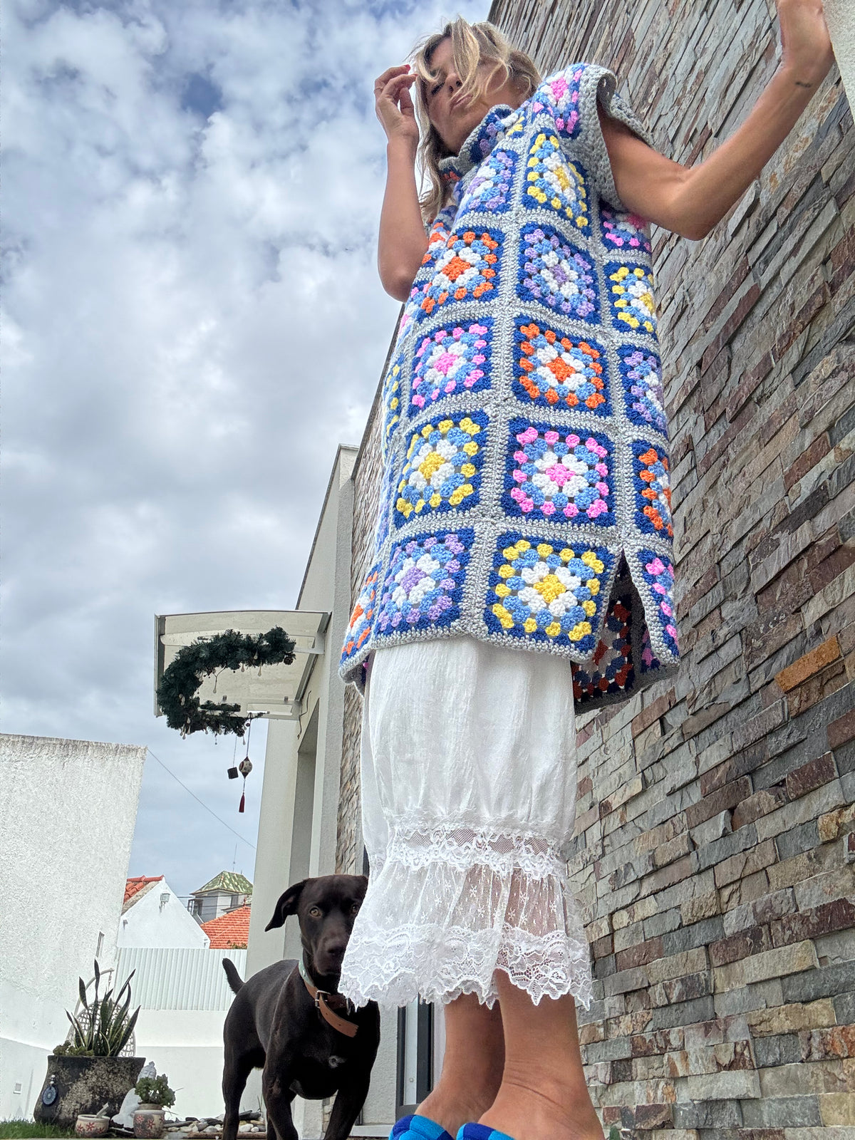Musarte 4 croché | camisola vestido gola