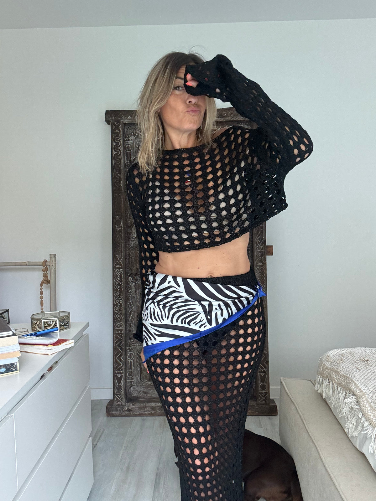 Shine | conjunto saia top