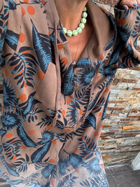 Hoodie folhas | casaco hoodie