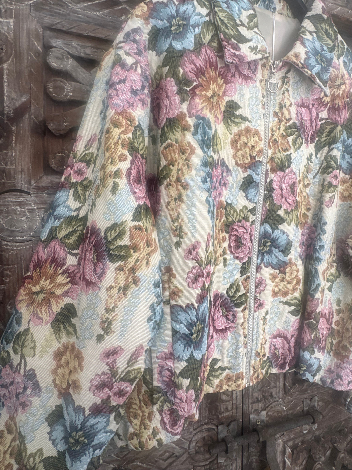 Flor em Tela| Bomber casaco