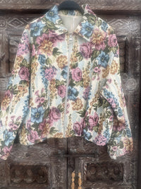 Flor em Tela| Bomber casaco