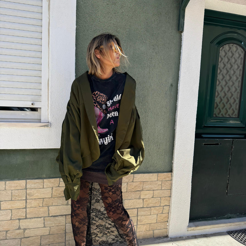 Dark Lace | Conjunto top e saia