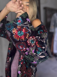 Velvet Bloom | Conjunto casaco e calças