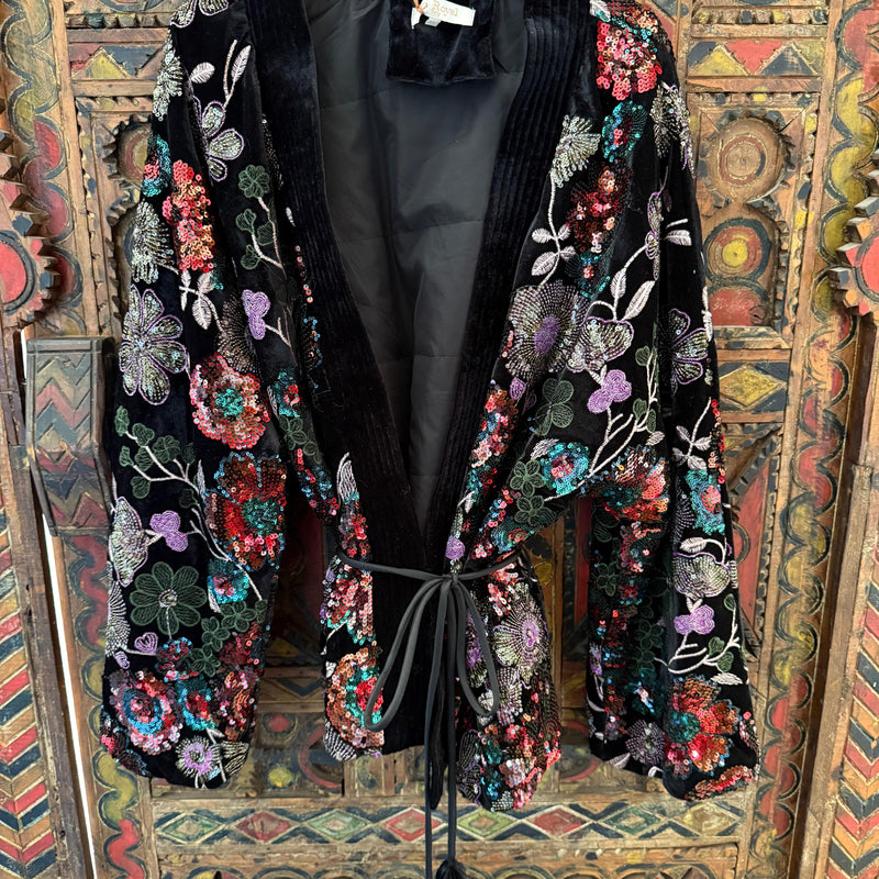 Velvet Bloom | Conjunto casaco e calças