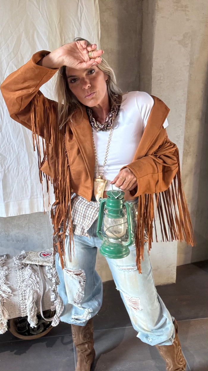 Cowgirl | Casaco franjas