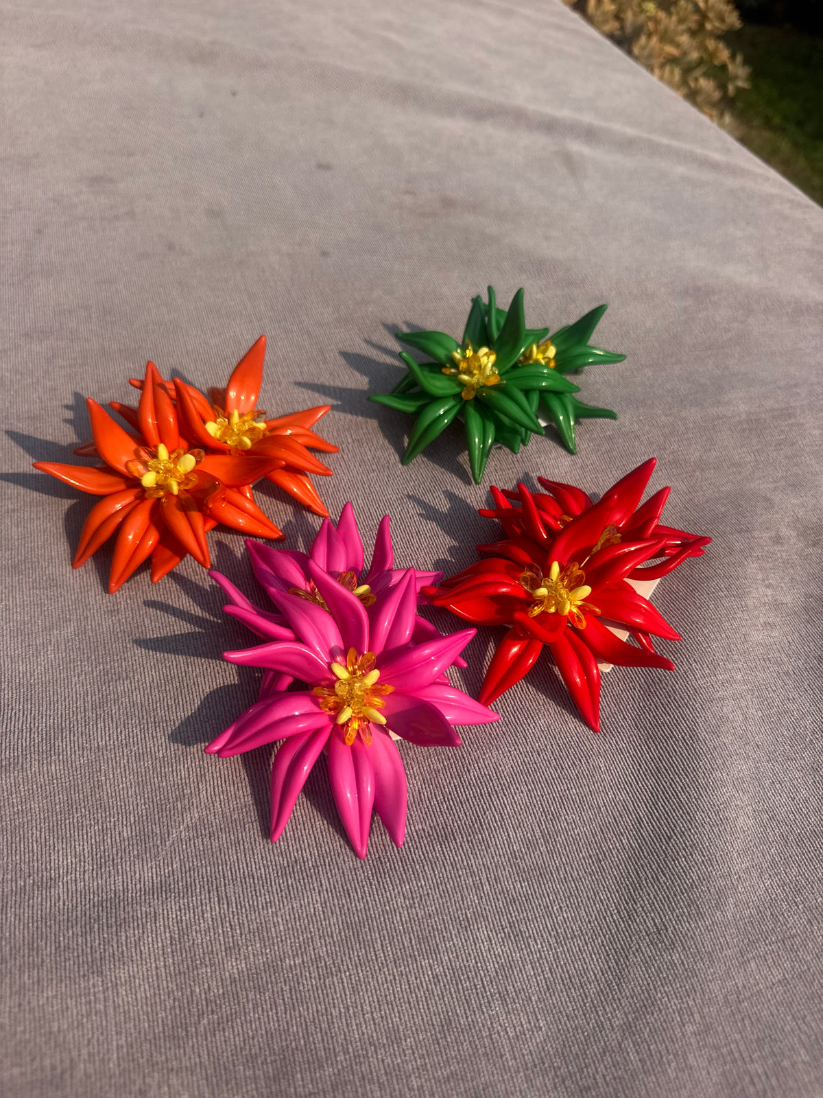 Brincos do jardim | flores
