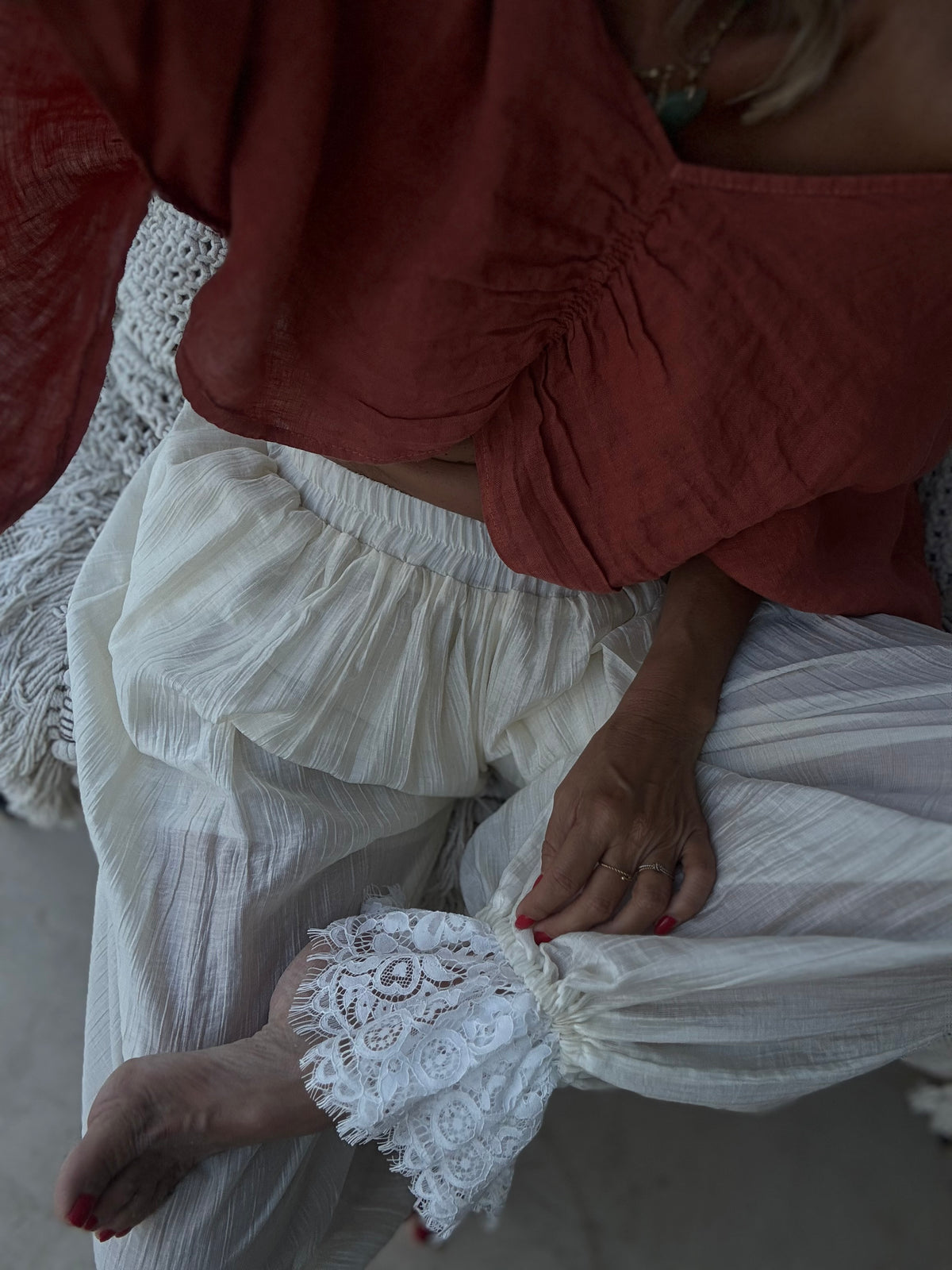 Boho nude | calças