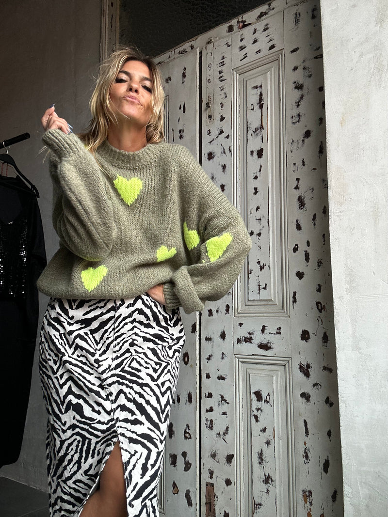 Neon Heart | Camisola de Malha
