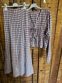 Lolita  | conjunto camisa e saia