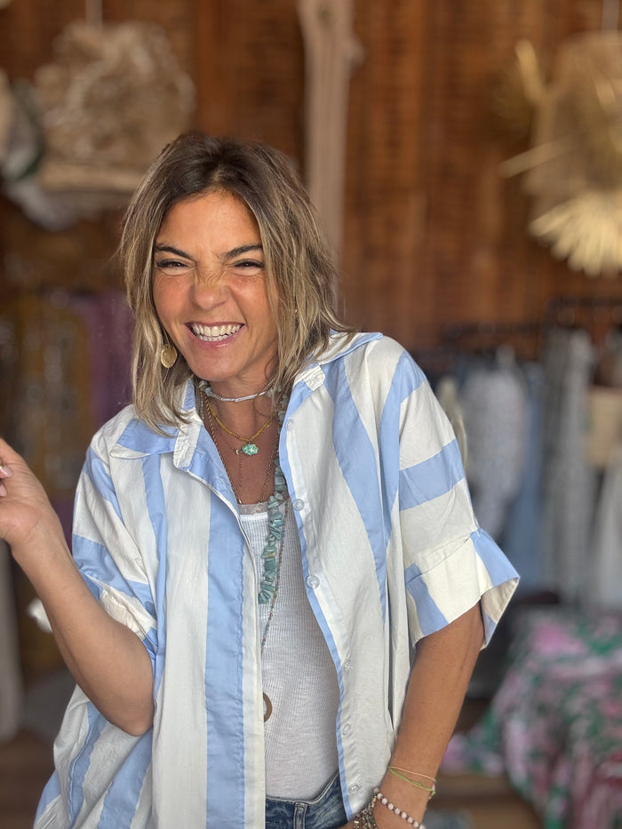 Sea blue | camisa
