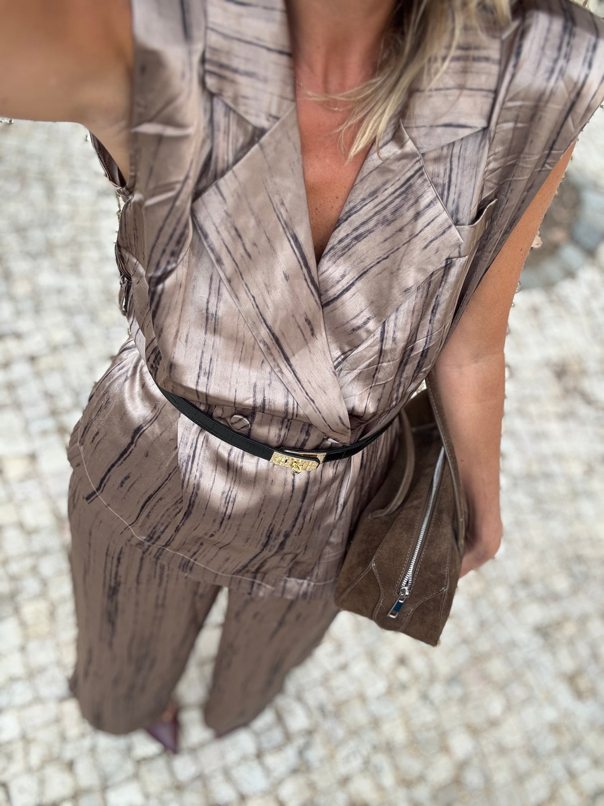 Miss city | conjunto calças e colete