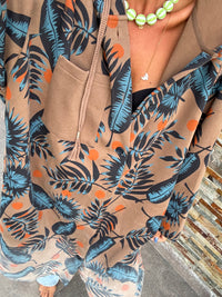 Hoodie folhas | casaco hoodie
