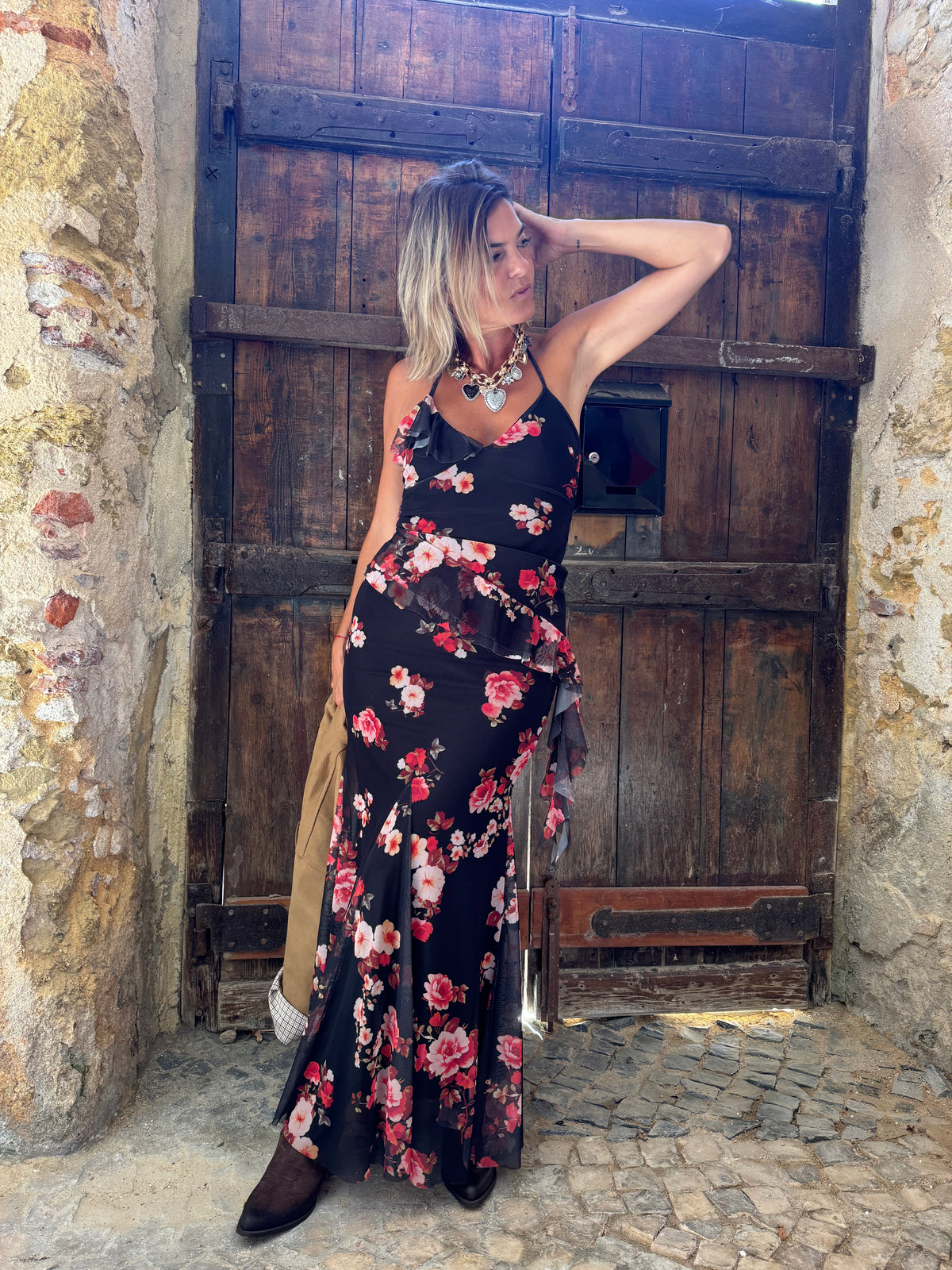 Flowers | Conjunto Top e Saia
