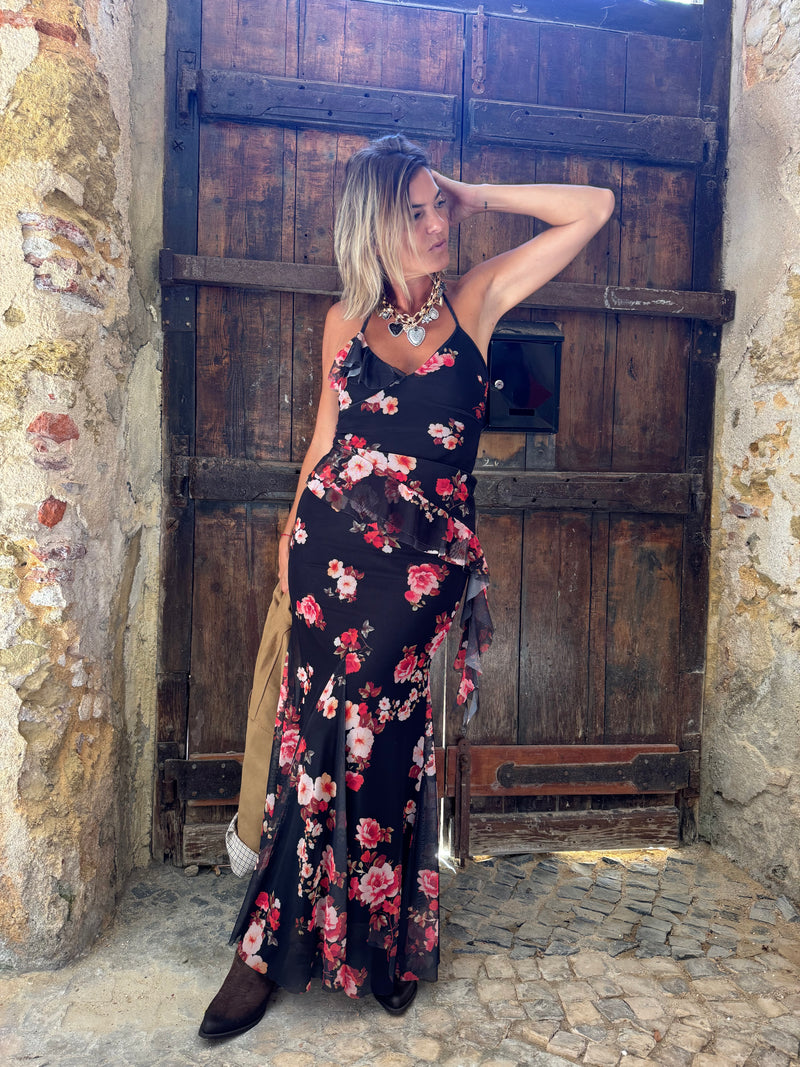 Flowers | Conjunto Top e Saia