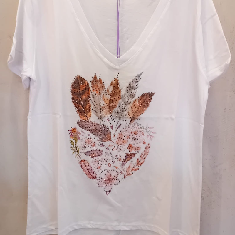 Penas Coração | T-Shirt
