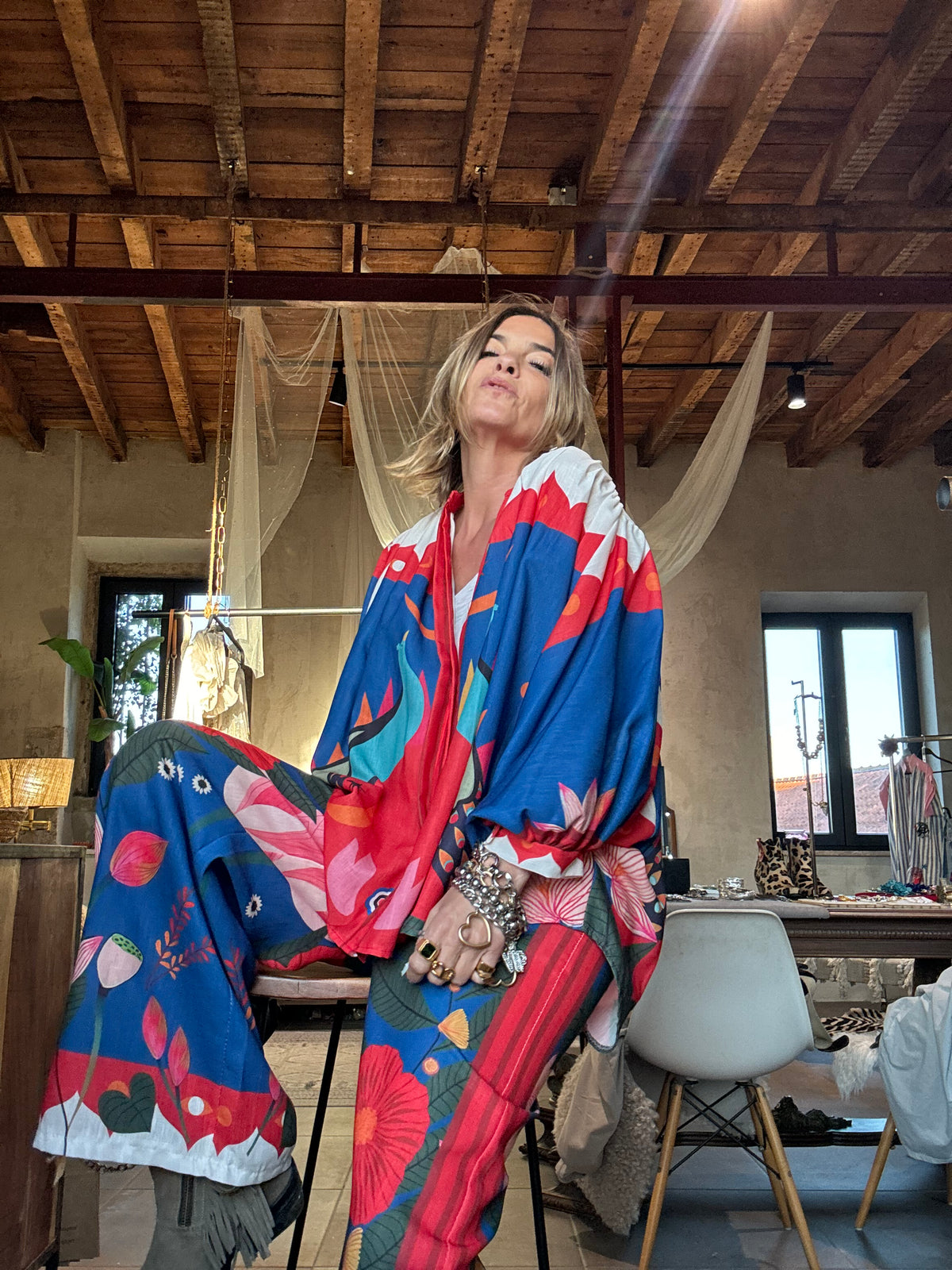 Quero-te | Calça Pantalona
