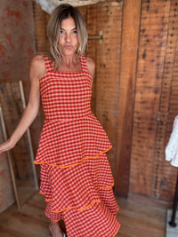 Vicky vestido folhos