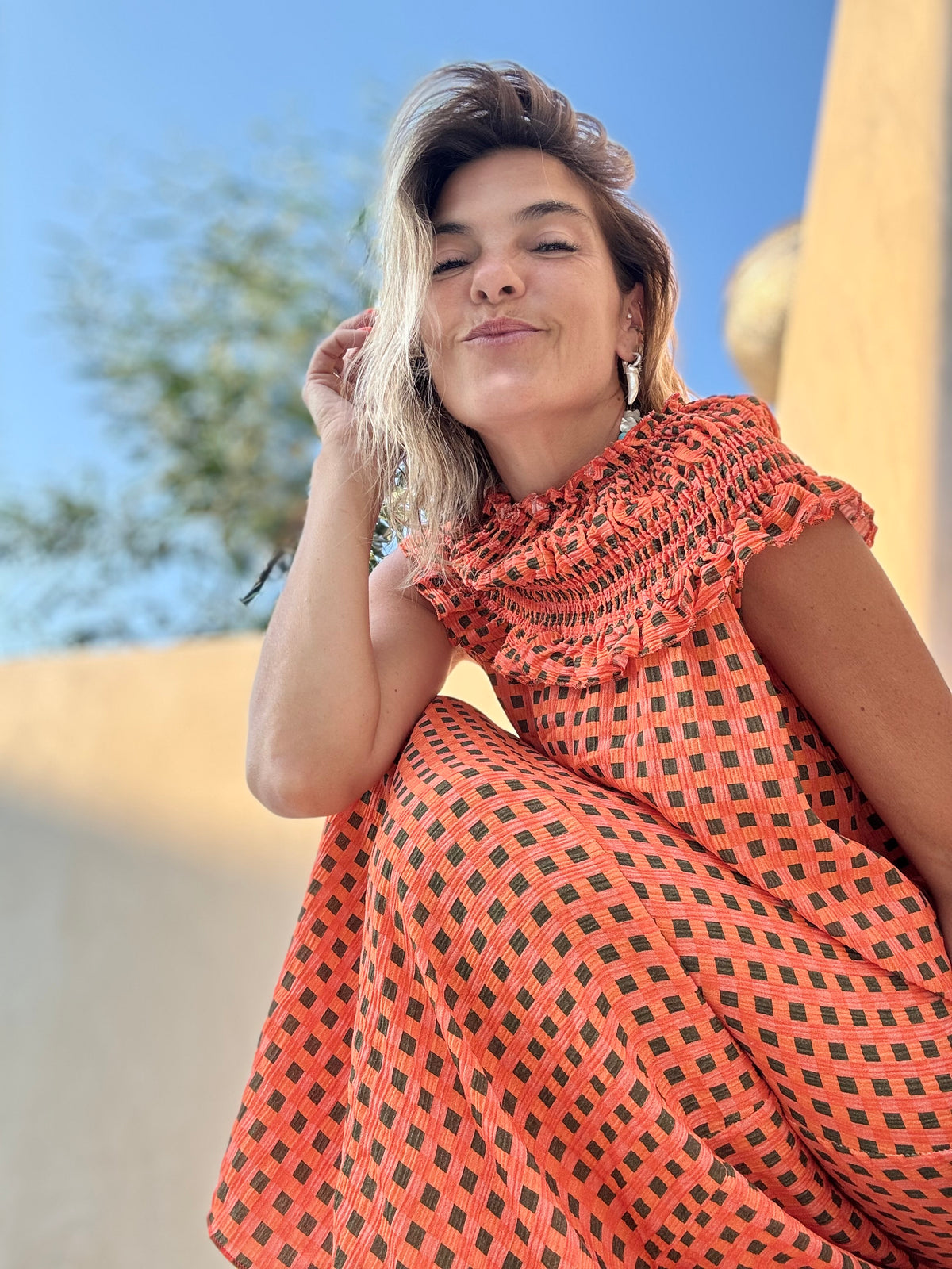 Laranja | vestido