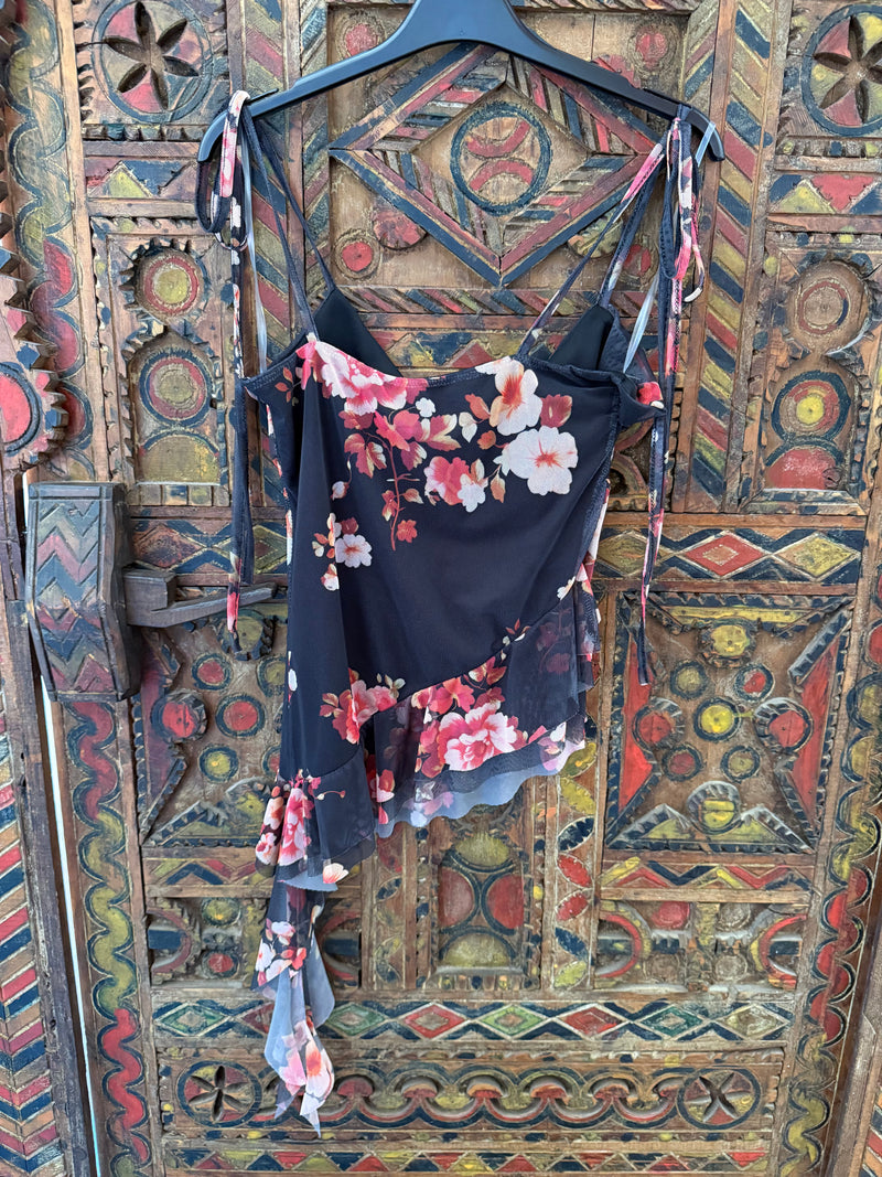 Flowers | Conjunto Top e Saia