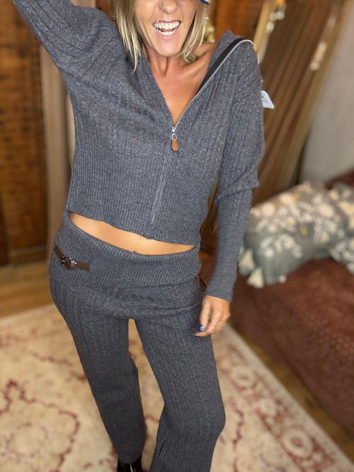 TE acredita | Conjunto casaco e calças