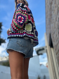 Colours croché | cardigan casaco